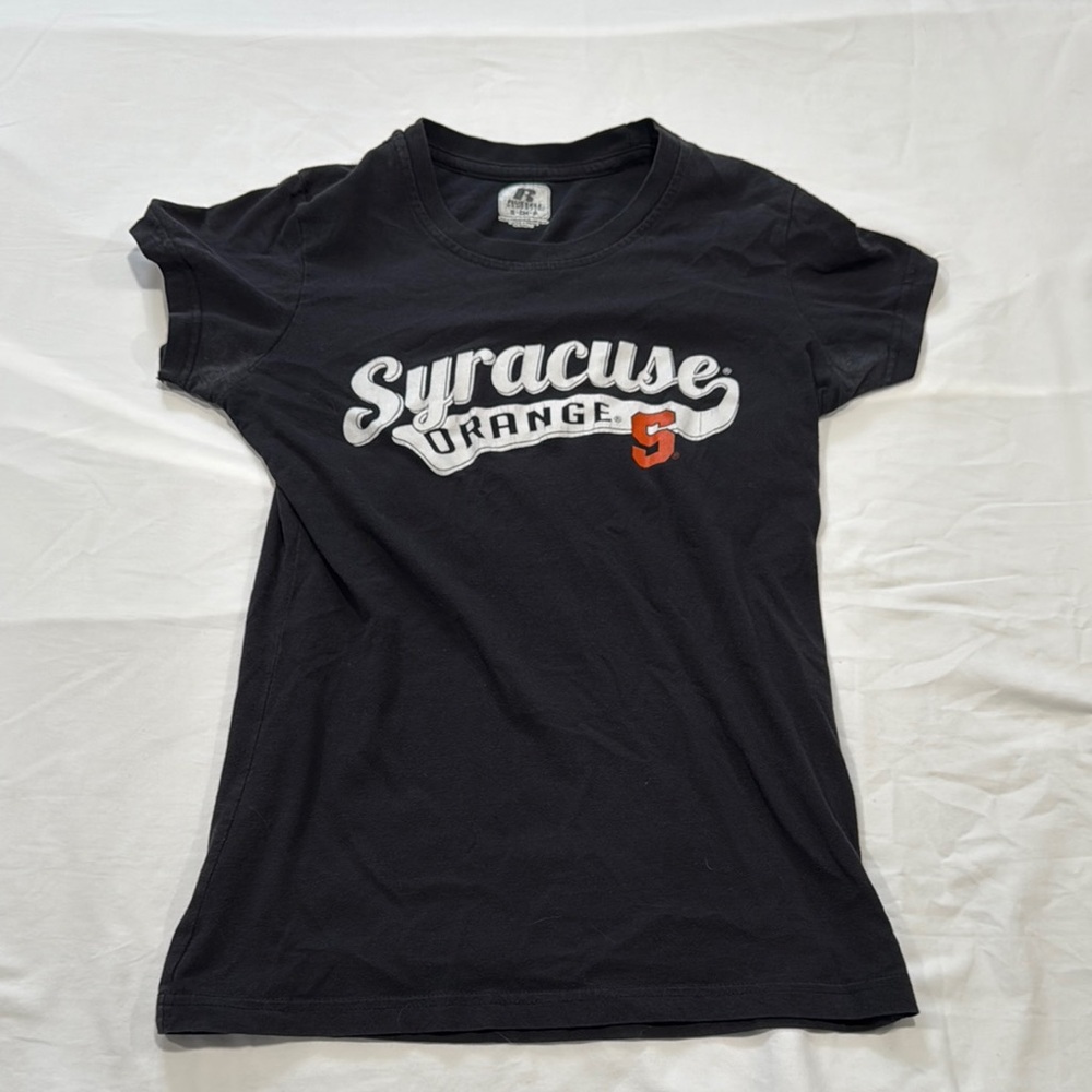 Russell Athletic Black Syracuse Orange Tee